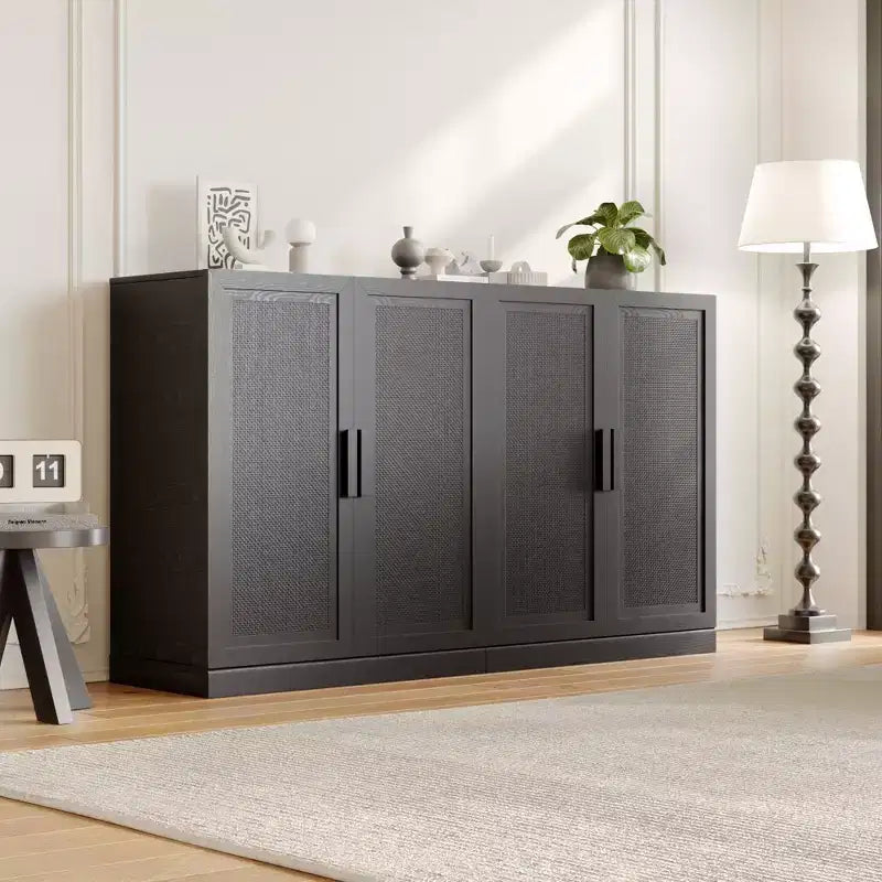 Bid Farewell To Clutter And Embrace Tidiness: You Deserve To Have This Practical And Elegant Minimalist Storage Cabinet.