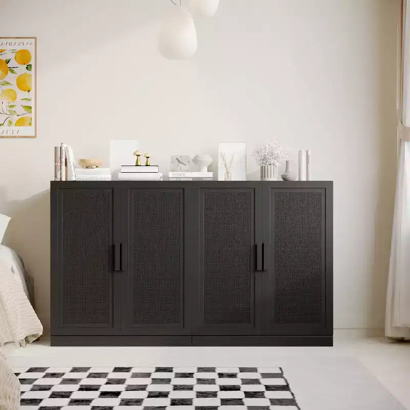 Bid Farewell To Clutter And Embrace Tidiness: You Deserve To Have This Practical And Elegant Minimalist Storage Cabinet.