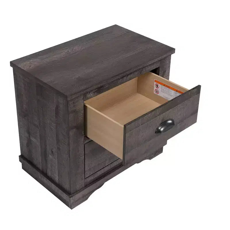 Okak Modern Wooden Dresser for Bedroom with 4 Drawers, Storage Chest of Drawers Nightstand Bed Side Cabinet for Living Room Hallway