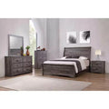 Okak Modern Wooden Dresser for Bedroom with 4 Drawers, Storage Chest of Drawers Nightstand Bed Side Cabinet for Living Room Hallway