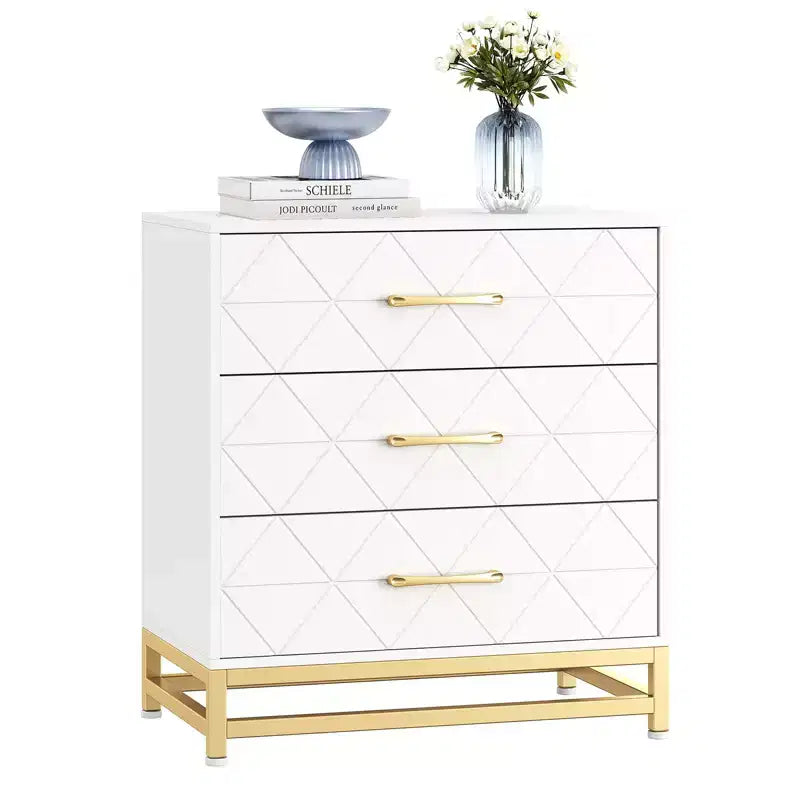 Dresser for Bedroom with 7 Drawers, 51.1 Farmhouse Chest of Drawers Closet with Metal Handle, Wooden Dresser Organizer, for Bedroom, Living Room