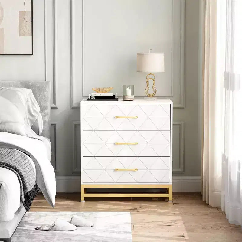Dresser for Bedroom with 7 Drawers, 51.1 Farmhouse Chest of Drawers Closet with Metal Handle, Wooden Dresser Organizer, for Bedroom, Living Room