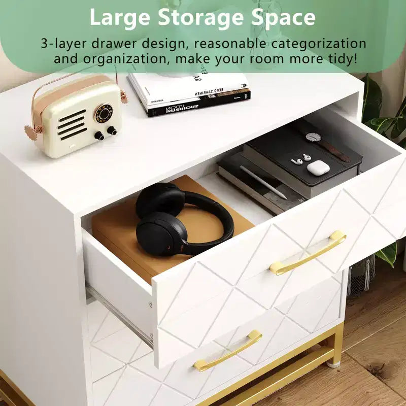 Dresser for Bedroom with 7 Drawers, 51.1 Farmhouse Chest of Drawers Closet with Metal Handle, Wooden Dresser Organizer, for Bedroom, Living Room