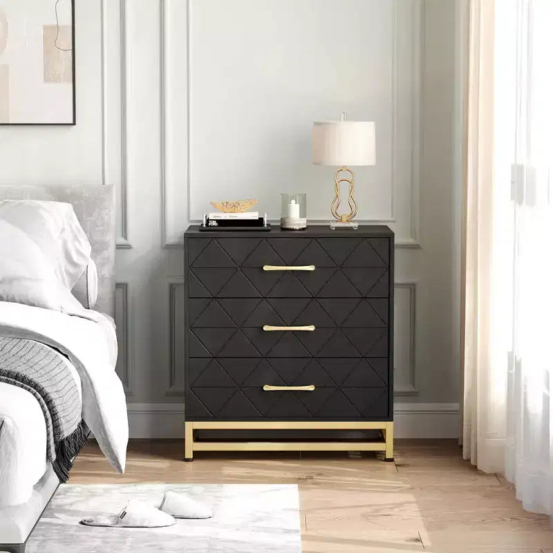 Dresser for Bedroom with 7 Drawers, 51.1 Farmhouse Chest of Drawers Closet with Metal Handle, Wooden Dresser Organizer, for Bedroom, Living Room