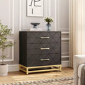 Dresser for Bedroom with 7 Drawers, 51.1 Farmhouse Chest of Drawers Closet with Metal Handle, Wooden Dresser Organizer, for Bedroom, Living Room