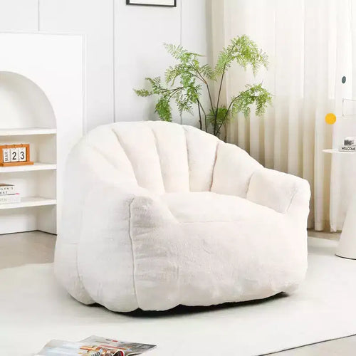 MAYEERTY Bean Bag Sofa Chair with Armrests High Density Foam Lazy Comfortable for Adults Living Room Bedroom Reading Nook