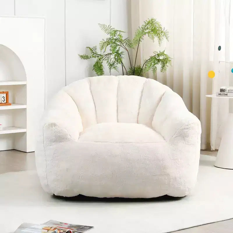 MAYEERTY Bean Bag Sofa Chair with Armrests High Density Foam Lazy Comfortable for Adults Living Room Bedroom Reading Nook
