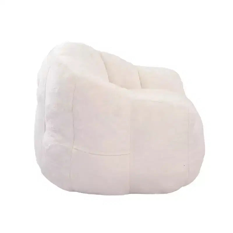 MAYEERTY Bean Bag Sofa Chair with Armrests High Density Foam Lazy Comfortable for Adults Living Room Bedroom Reading Nook