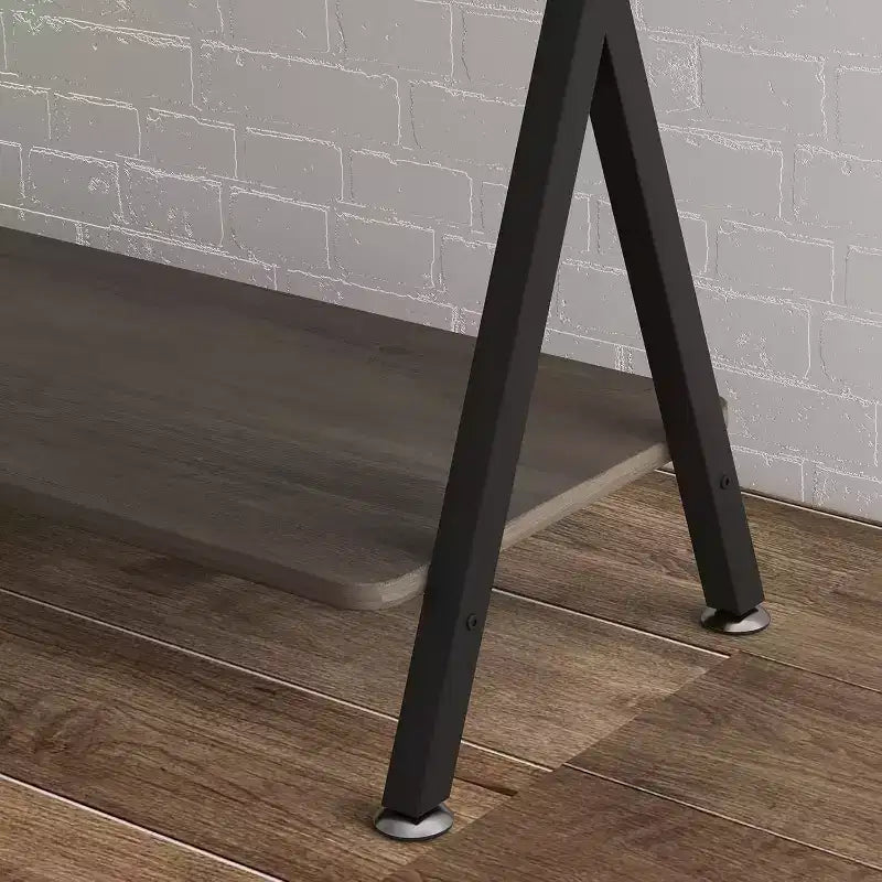 Long Narrow Console Table, Entryway Table with Storage Shelf, Behind Couch or Hallway, Farmhouse & Industrial