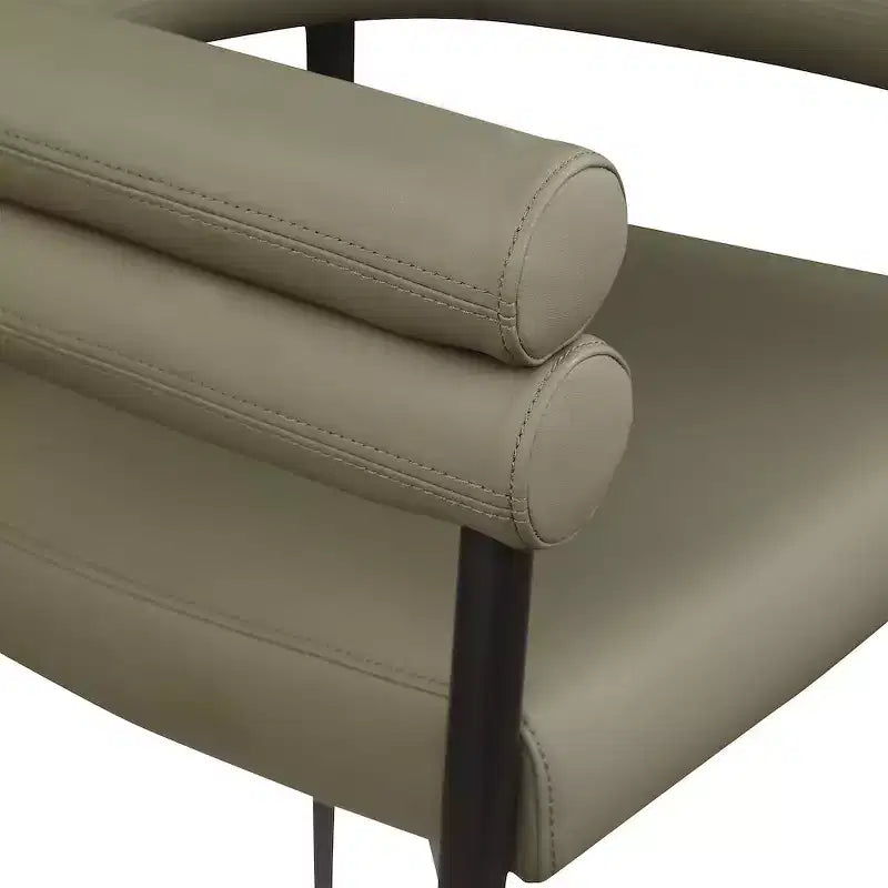 Meridian Furniture,Lavina Vegan Leather Dining Chair, Set of 2