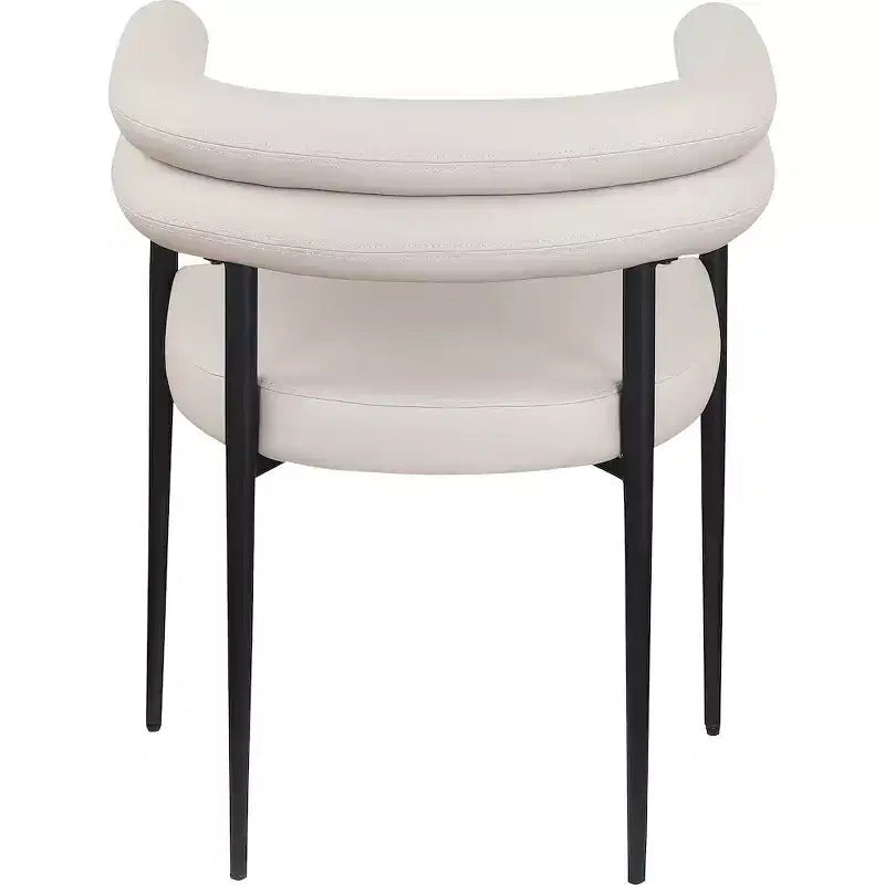 Meridian Furniture,Lavina Vegan Leather Dining Chair, Set of 2