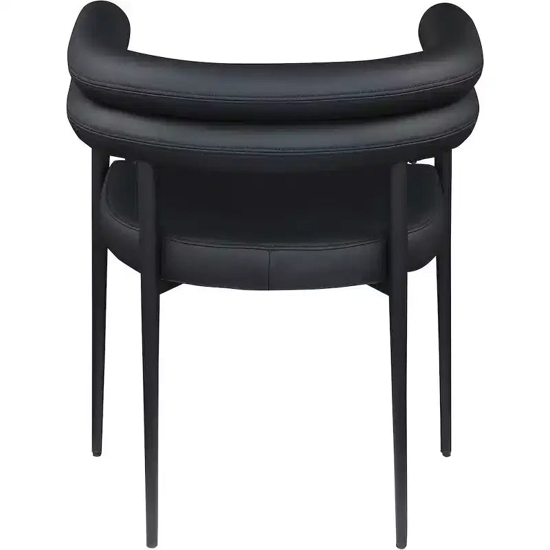 Meridian Furniture,Lavina Vegan Leather Dining Chair, Set of 2