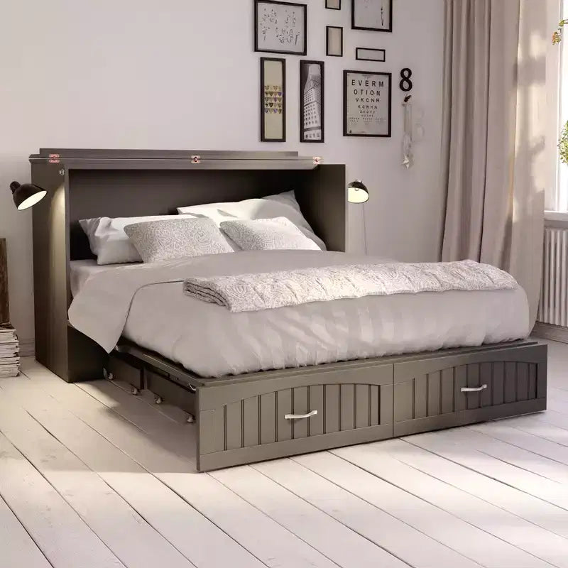 HomeStock Queen Size Beds with Headboards
