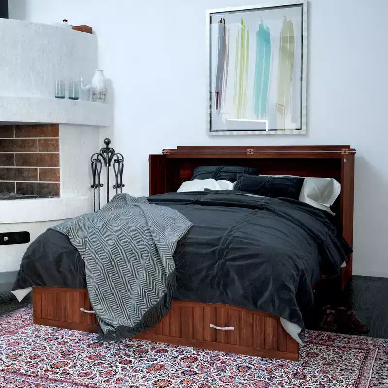 HomeStock Queen Size Beds with Headboards