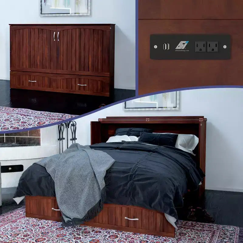 HomeStock Queen Size Beds with Headboards