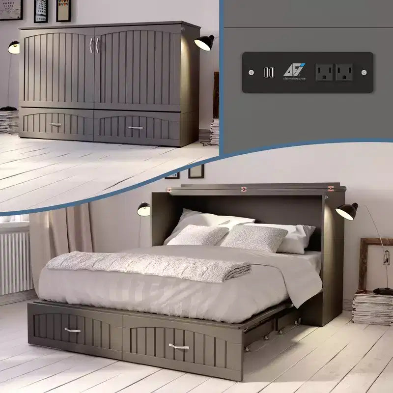 HomeStock Queen Size Beds with Headboards