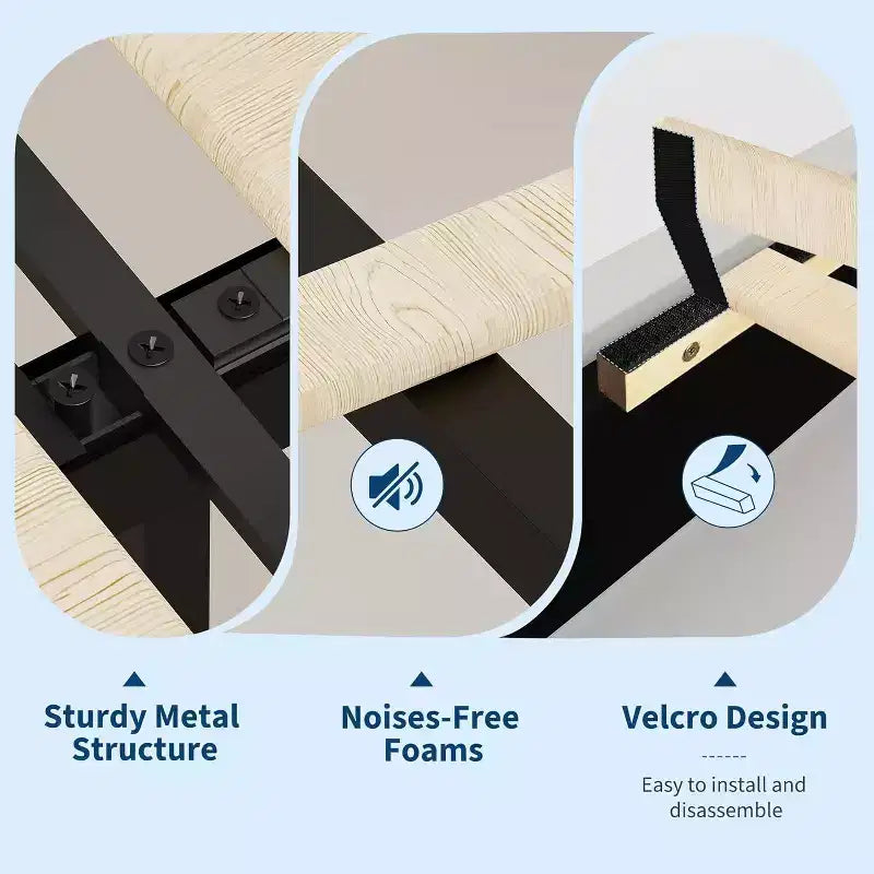 GustoWave Twin Velvet Upholstered Sofa Bed Frame, Corner Bed Frame with Storage Drawers
