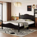 FAMYYT Full Size Wood Platform Bed With Wooden Slat Support, Easy Assembly