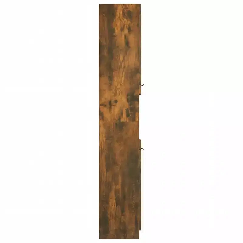vidaXL Bathroom Cabinet Smoked Oak Engineered Wood Tall Bathroom Cabinet