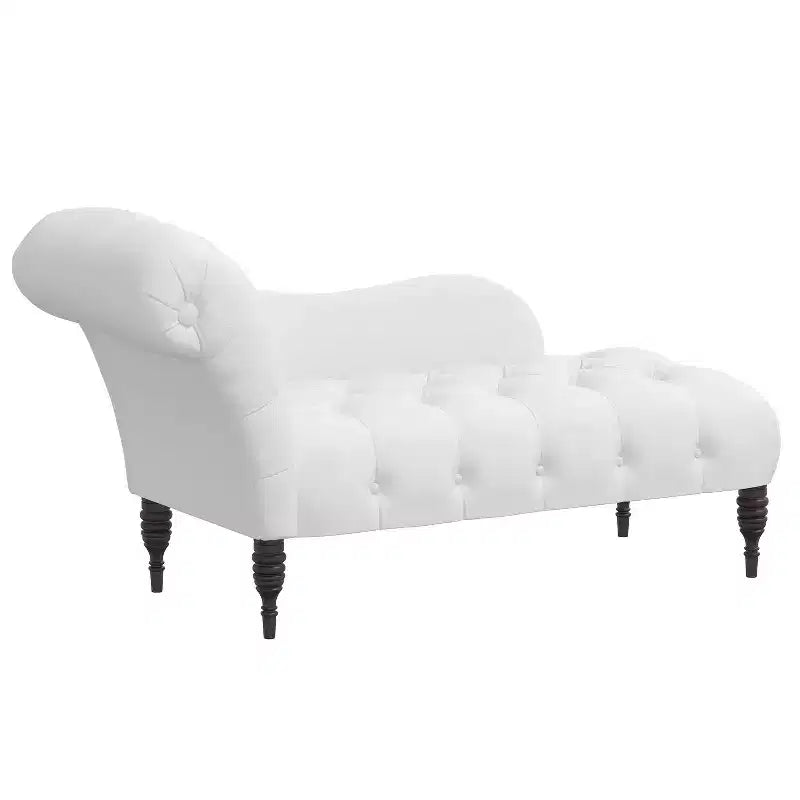 Skyline Furniture Custom Upholstered Tufted Chaise