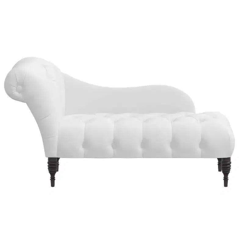 Skyline Furniture Custom Upholstered Tufted Chaise