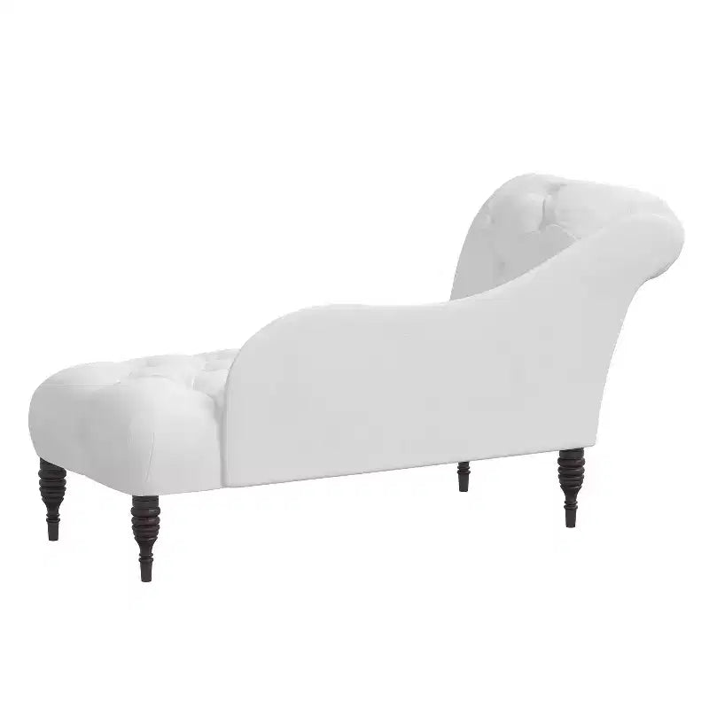 Skyline Furniture Custom Upholstered Tufted Chaise