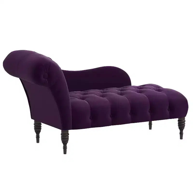 Skyline Furniture Custom Upholstered Tufted Chaise