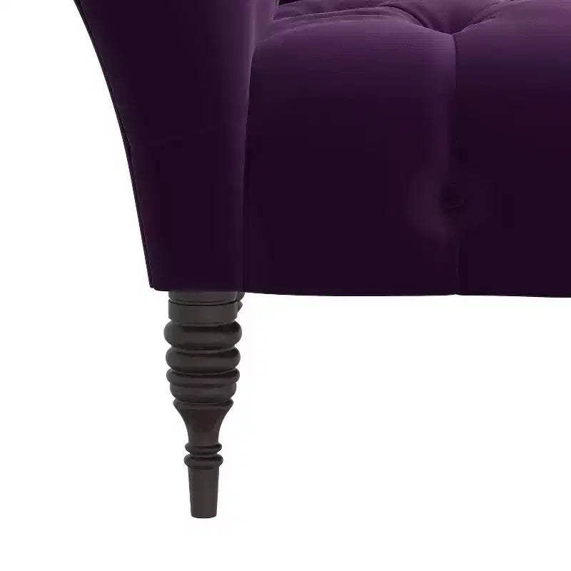 Skyline Furniture Custom Upholstered Tufted Chaise