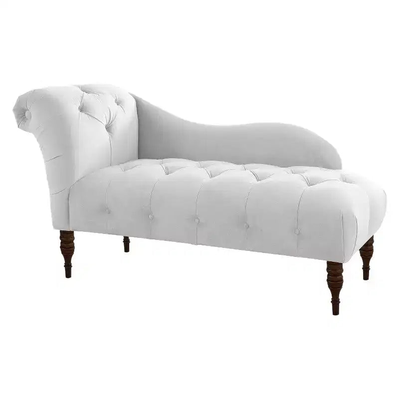 Skyline Furniture Custom Upholstered Tufted Chaise