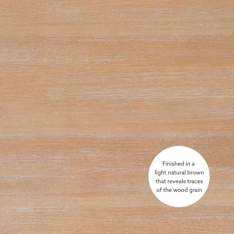 Brighton Traditional Light Natural Dining Table Brown - Linon